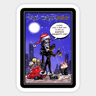 Merry Crow-Mas Sticker